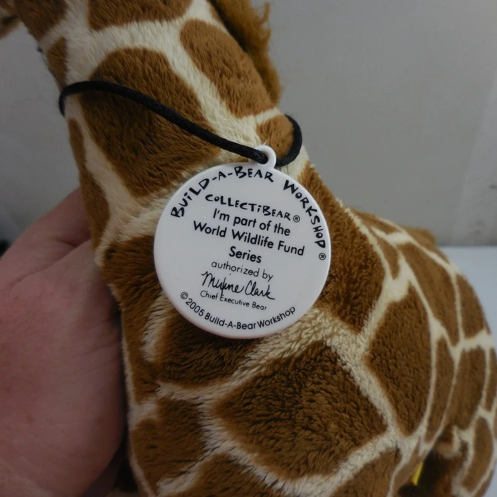 Build-A-Bear WWF World Wildlife Fund Giraffe Plush 2005 Collectibear Stuffed Toy